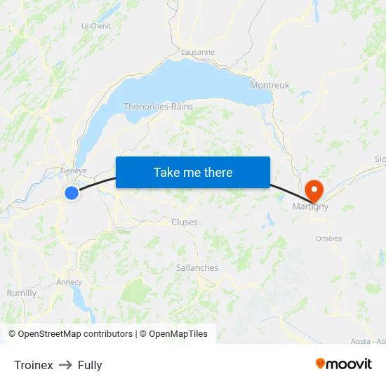 Troinex to Fully map