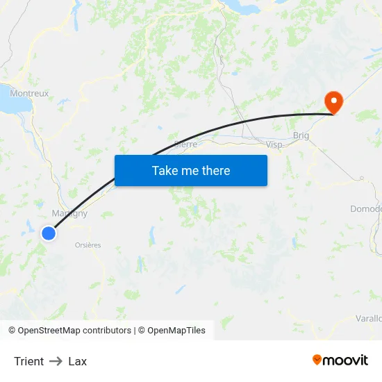 Trient to Lax map