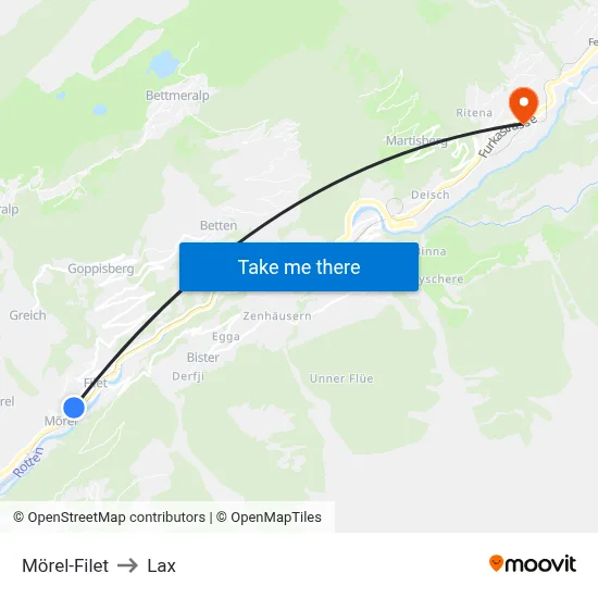 Mörel-Filet to Lax map