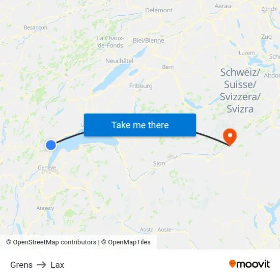 Grens to Lax map