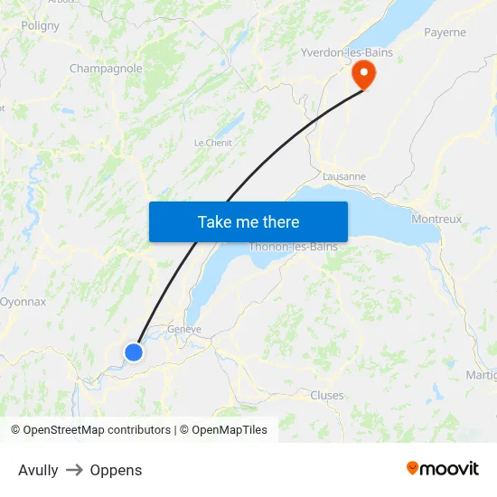 Avully to Oppens map