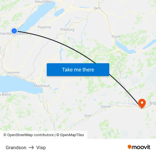 Grandson to Visp map