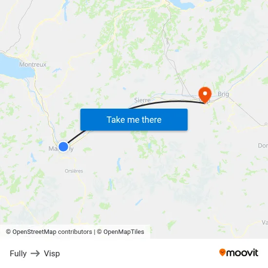 Fully to Visp map