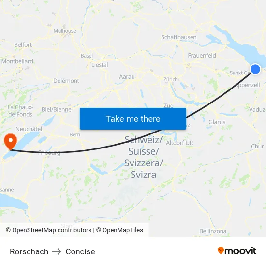Rorschach to Concise map