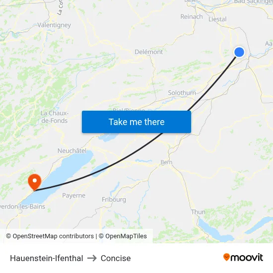 Hauenstein-Ifenthal to Concise map