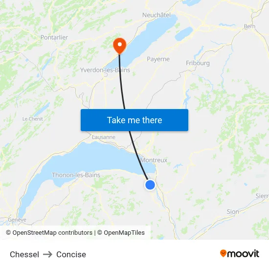 Chessel to Concise map