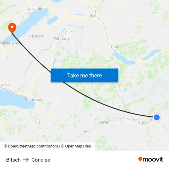 Bitsch to Concise map