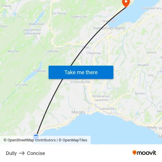 Dully to Concise map