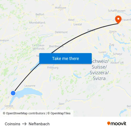 Coinsins to Neftenbach map