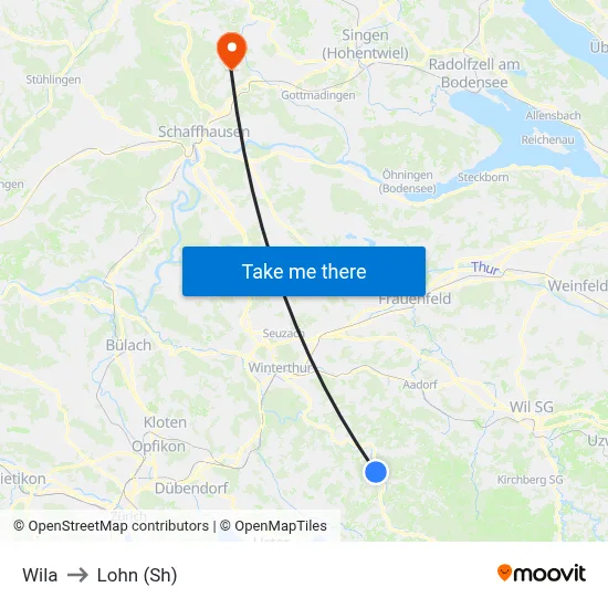 Wila to Lohn (Sh) map
