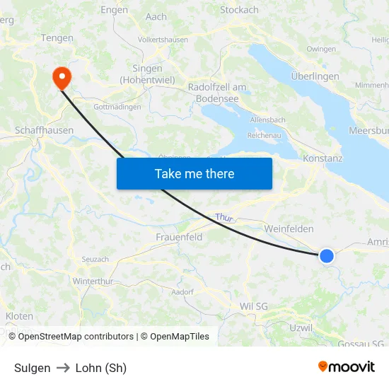 Sulgen to Lohn (Sh) map