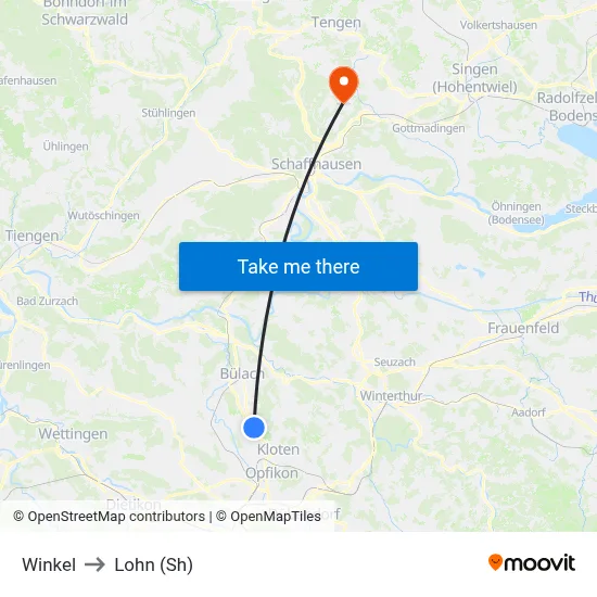 Winkel to Lohn (Sh) map