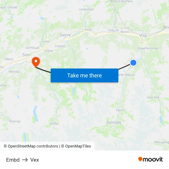 Embd to Vex map