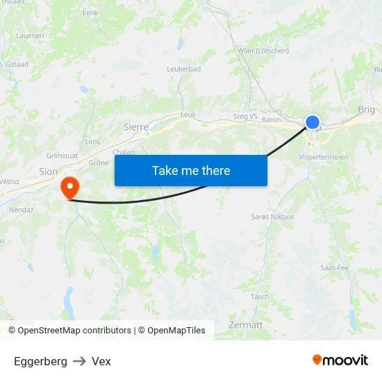 Eggerberg to Vex map