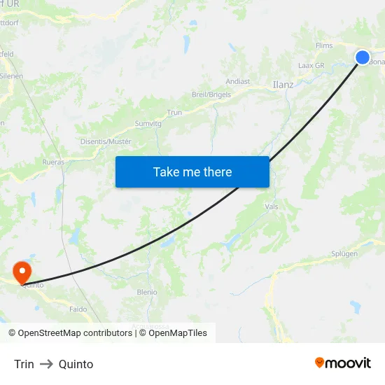 Trin to Quinto map