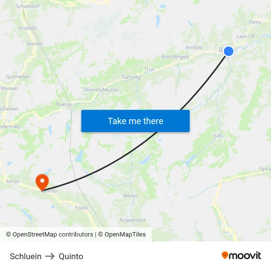 Schluein to Quinto map