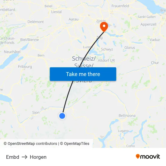 Embd to Horgen map