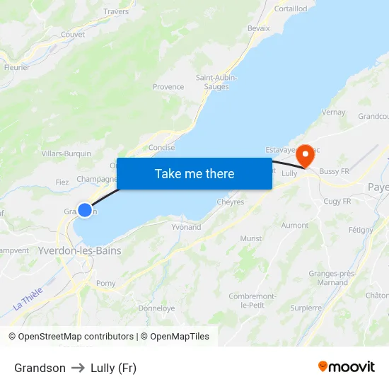 Grandson to Lully (Fr) map