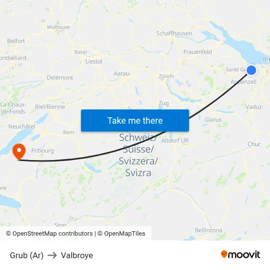 Grub (Ar) to Valbroye map