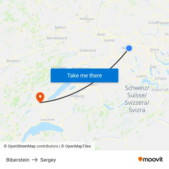 Biberstein to Sergey map