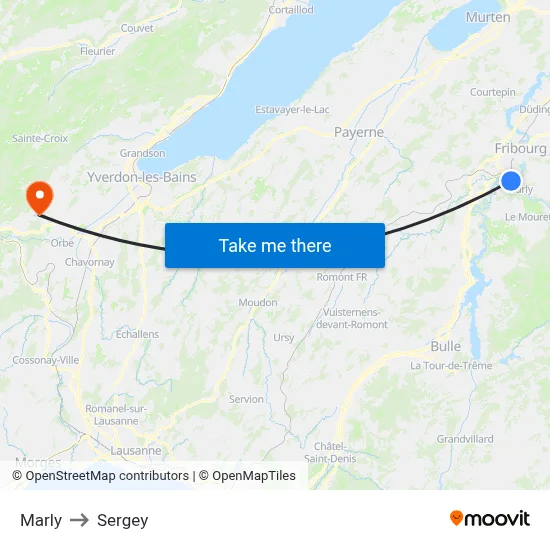 Marly to Sergey map