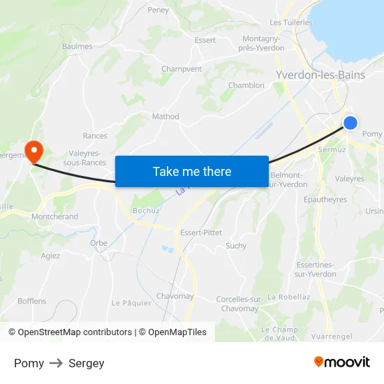 Pomy to Sergey map