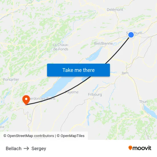 Bellach to Sergey map