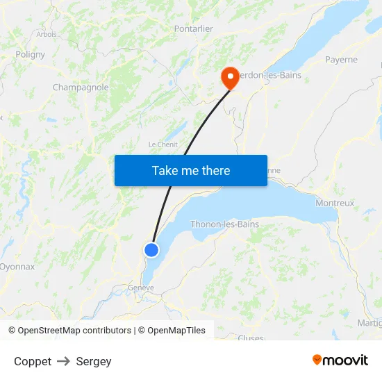 Coppet to Sergey map