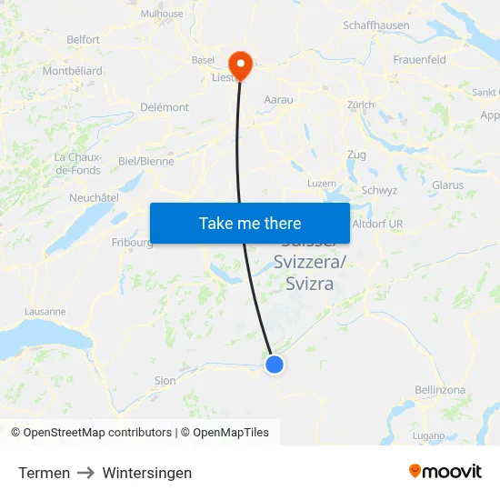 Termen to Wintersingen map