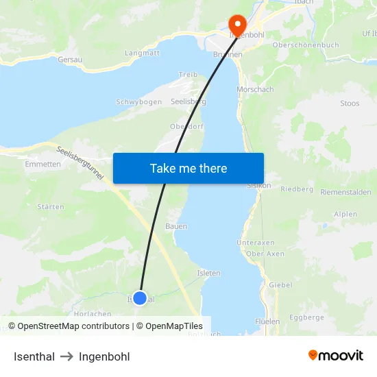 Isenthal to Ingenbohl map