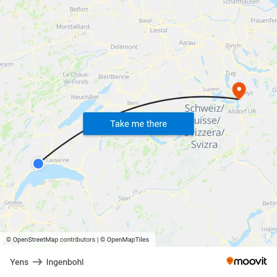 Yens to Ingenbohl map