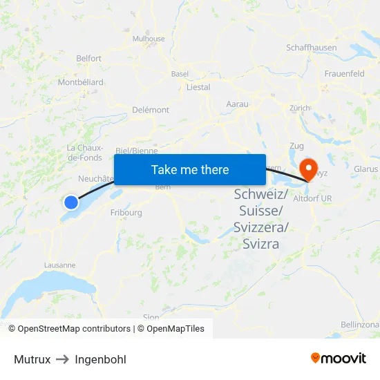 Mutrux to Ingenbohl map