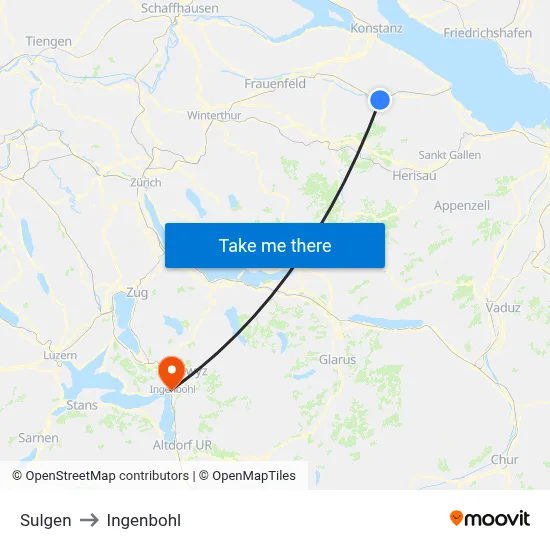 Sulgen to Ingenbohl map