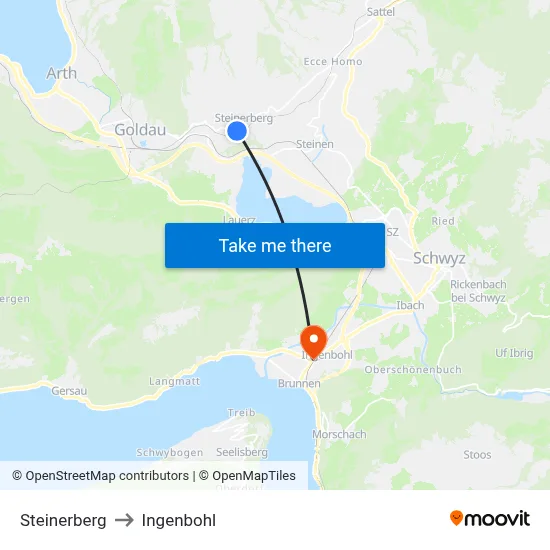 Steinerberg to Ingenbohl map