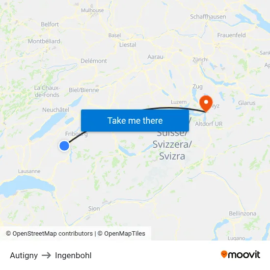 Autigny to Ingenbohl map