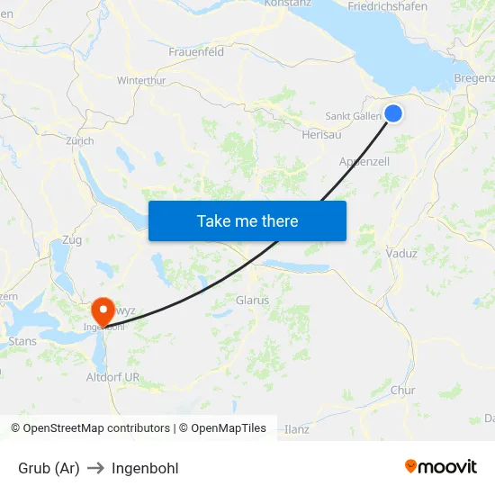 Grub (Ar) to Ingenbohl map