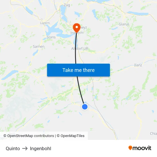 Quinto to Ingenbohl map