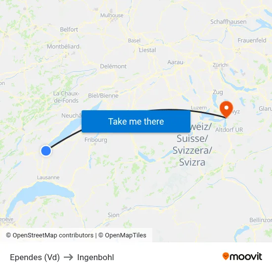 Ependes (Vd) to Ingenbohl map
