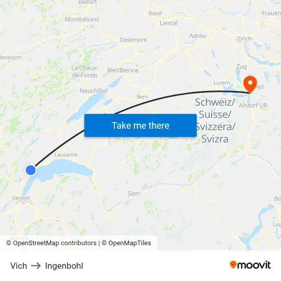 Vich to Ingenbohl map