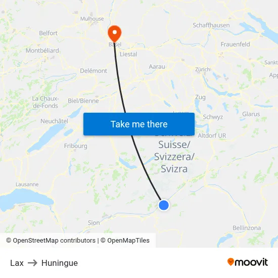 Lax to Huningue map