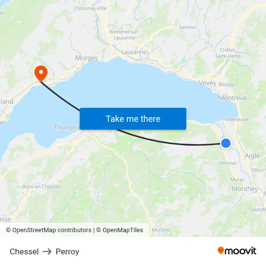 Chessel to Perroy map