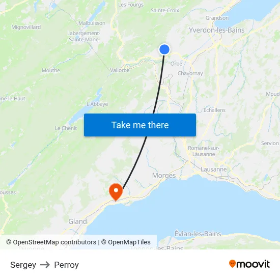 Sergey to Perroy map