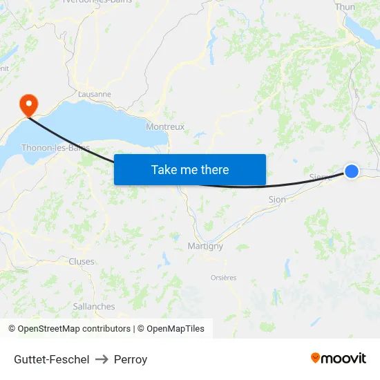 Guttet-Feschel to Perroy map