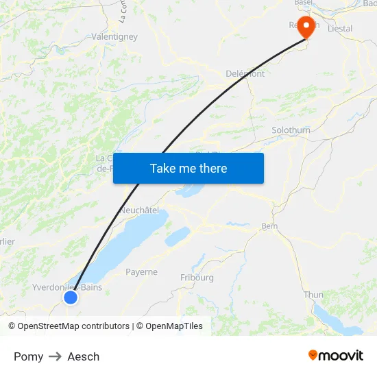 Pomy to Aesch map