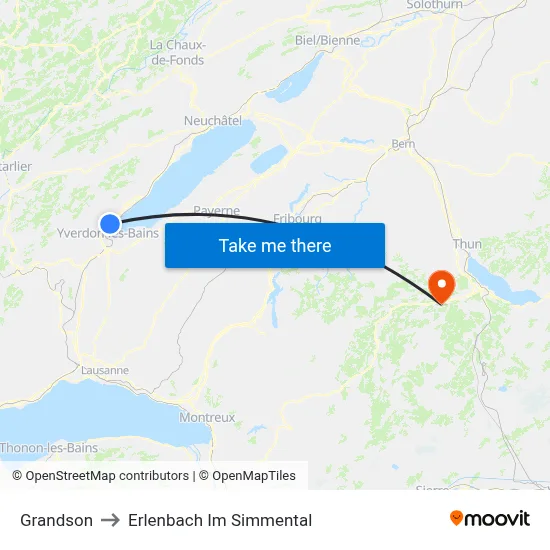Grandson to Erlenbach Im Simmental map