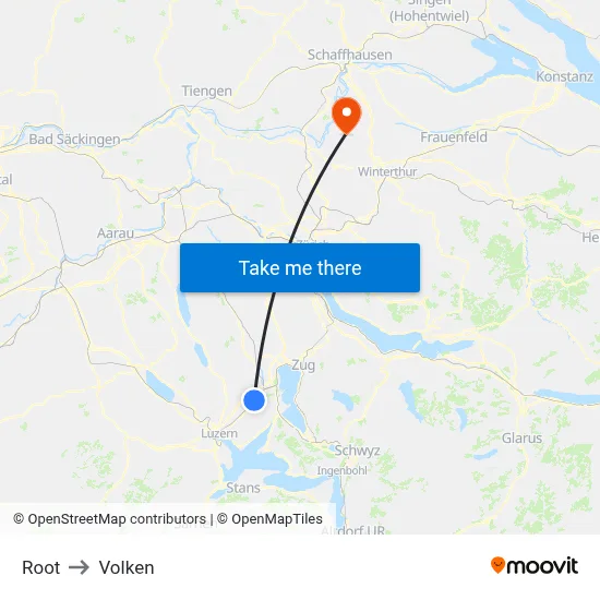 Root to Volken map