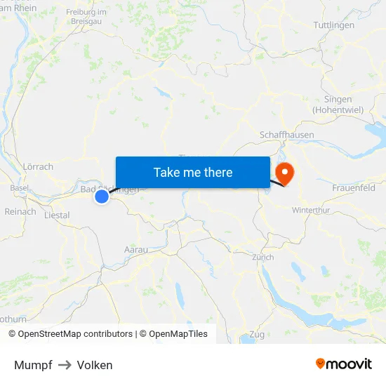 Mumpf to Volken map