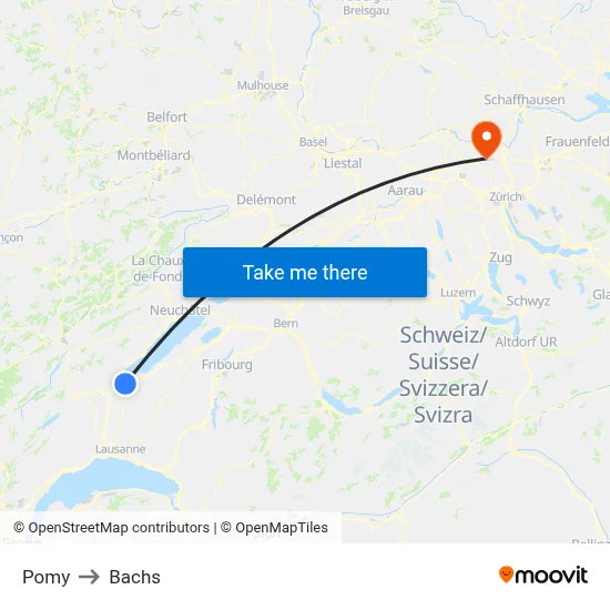 Pomy to Bachs map