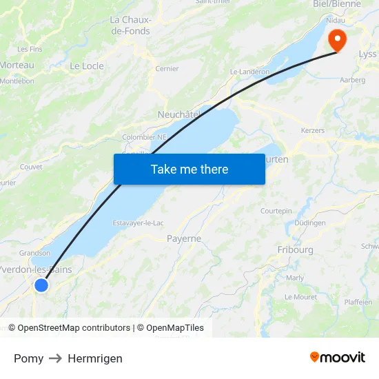 Pomy to Hermrigen map