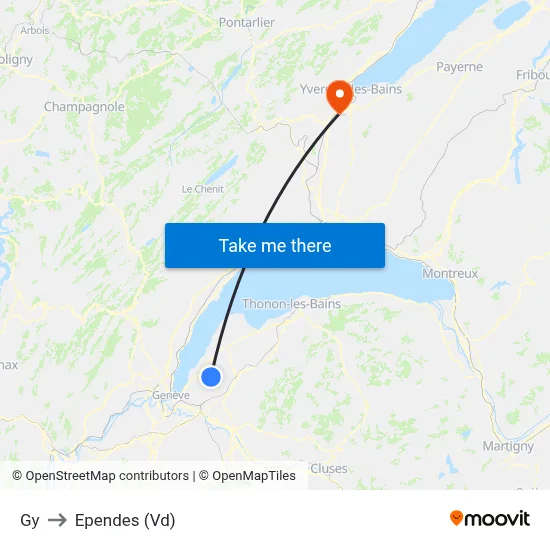 Gy to Ependes (Vd) map